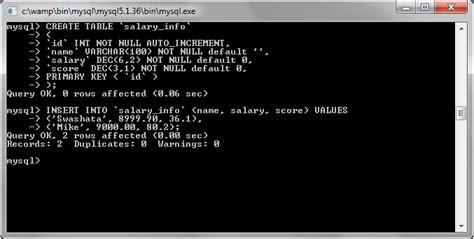 How To Insert Float Value In Mysql