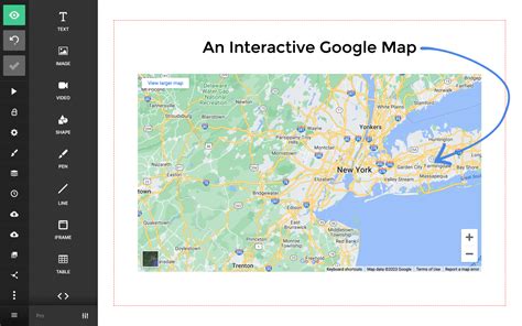 how to insert google map in ppt