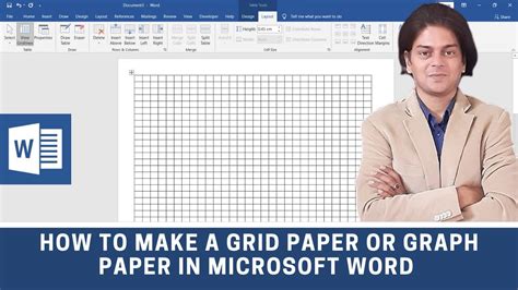 How To Insert Graph Paper In Microsoft Word