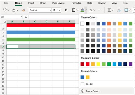 how to insert hex code in excel