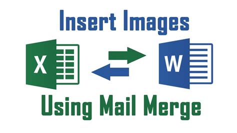 how to insert image in mail merge in word