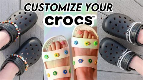 how to insert jibbitz into crocs