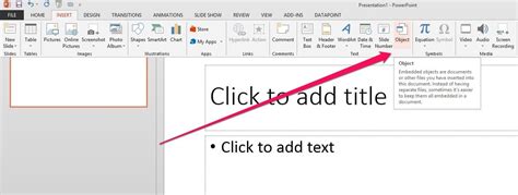how to insert link to excel spreadsheet in powerpoint