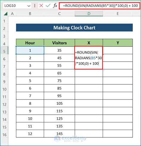 how to insert live clock in excel