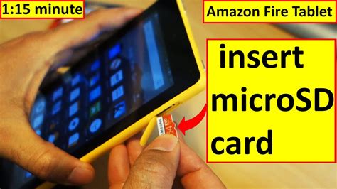 How To Insert Micro Sd Card In Amazon Fire 7