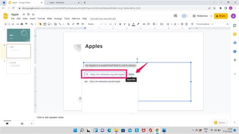 how to insert mla citation in google slides