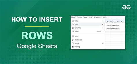 how to insert multiple rows in google sheets shortcut