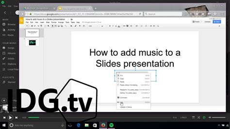how to insert music on google docs