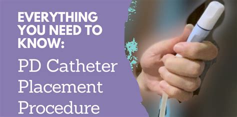 How To Insert Pd Catheter