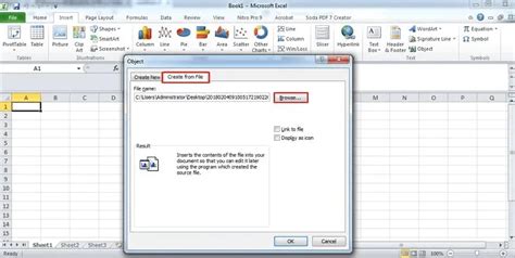 How To Insert Pdf Folder In Excel