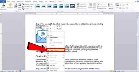 How To Insert Picture Holder In Word