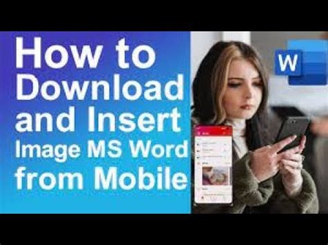 how to insert picture in word using android phone