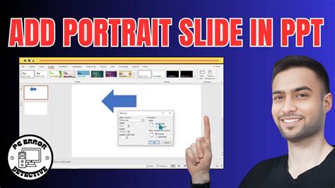 How To Insert Portrait Slide In Powerpoint