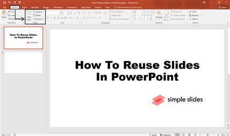How To Insert Reuse Slides In Powerpoint 2010