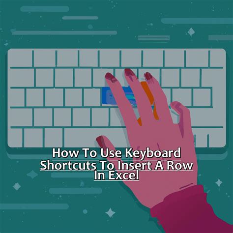how to insert row on excel using keyboard