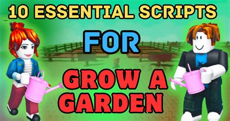 how to insert scripts in roblox mobile grow a garden