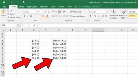 how to insert sign in excel formula shortcut