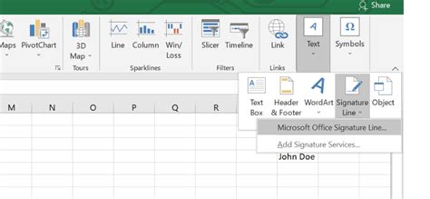 How To Insert Signature In Excel Sheet