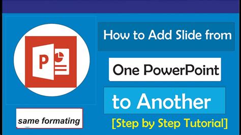 How To Insert Slide From One Powerpoint Into Another