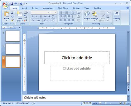 How To Insert Slide In Powerpoint 2007