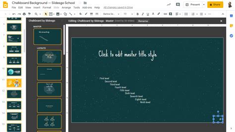 how to insert slide numbers in google slides