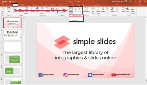 How To Insert Slide Zoom In Powerpoint 2016