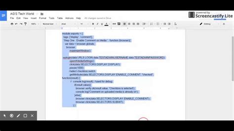 how to insert sql code in google docs