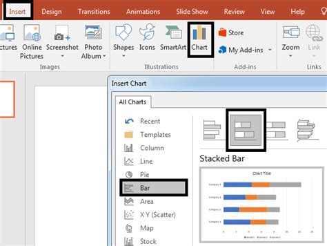 How To Insert Stacked Bar Chart In Powerpoint