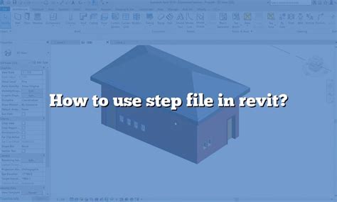 How To Insert Step File In Revit