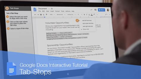 How To Insert Tab Stop In Google Docs