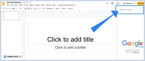 how to insert template into google slides
