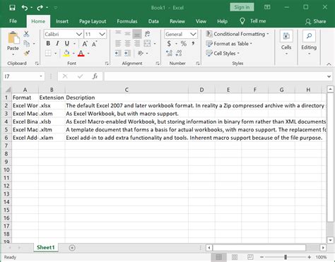 how to insert text in excel spreadsheet