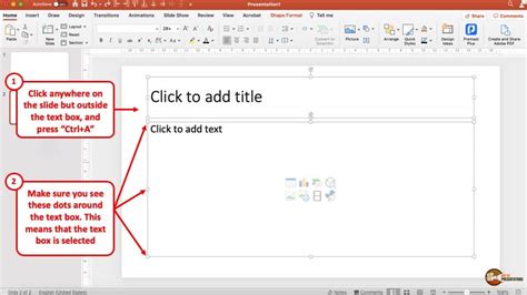 how to insert text in ppt slide