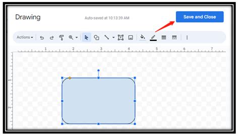 how to insert text into a shape in google docs
