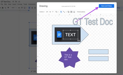 how to insert text on docs