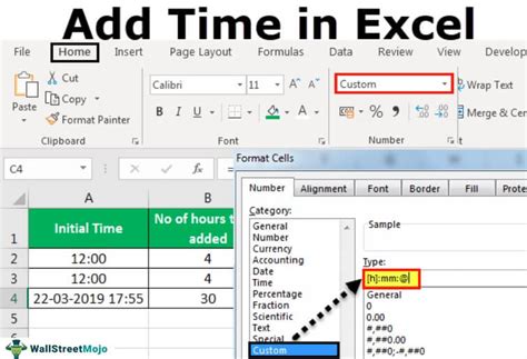 how to insert time in excel spreadsheet
