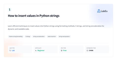 how to insert values in string python