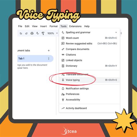 how to insert voice note in google docs