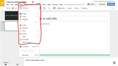 how to insert web page on google slides