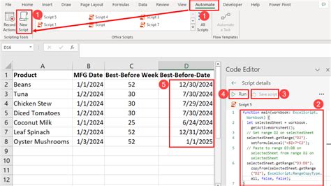 how to insert weeks in excel automatically