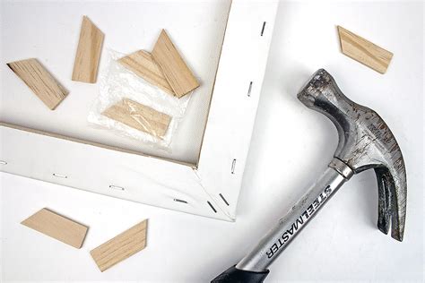 How To Insert Wood Pieces In Canvas
