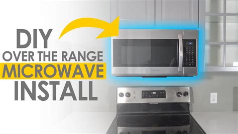 How To Instal A Over The Range Microwave