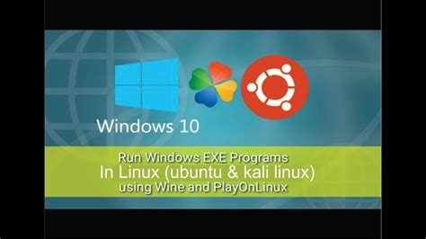 how to install .exe files on linux