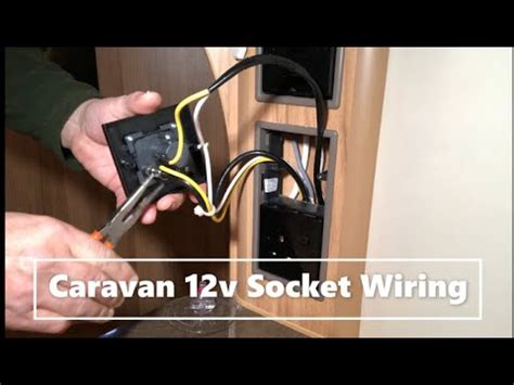 how to install a 12v socket in a caravan