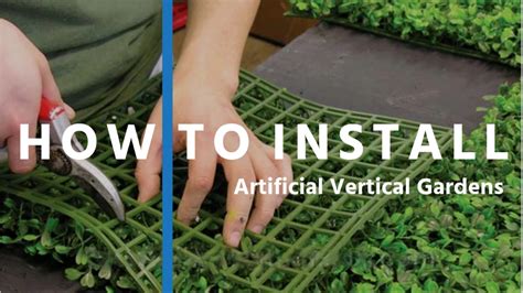 How To Install A Artificial Green Wall