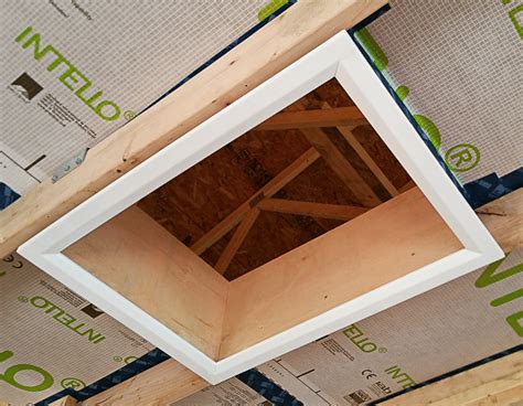 how to install a attic hatch