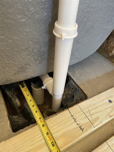 How To Install A Bathtub In A Basement With A Rough In Pipe