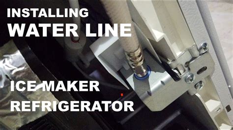 How To Install A Compression Fitting On A Plastic Ice Maker Line