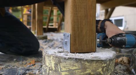 How To Install A Deck Posts