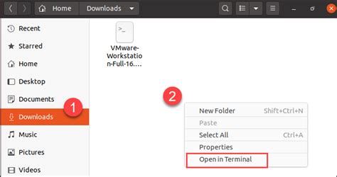 how to install a downloaded file in ubuntu terminal